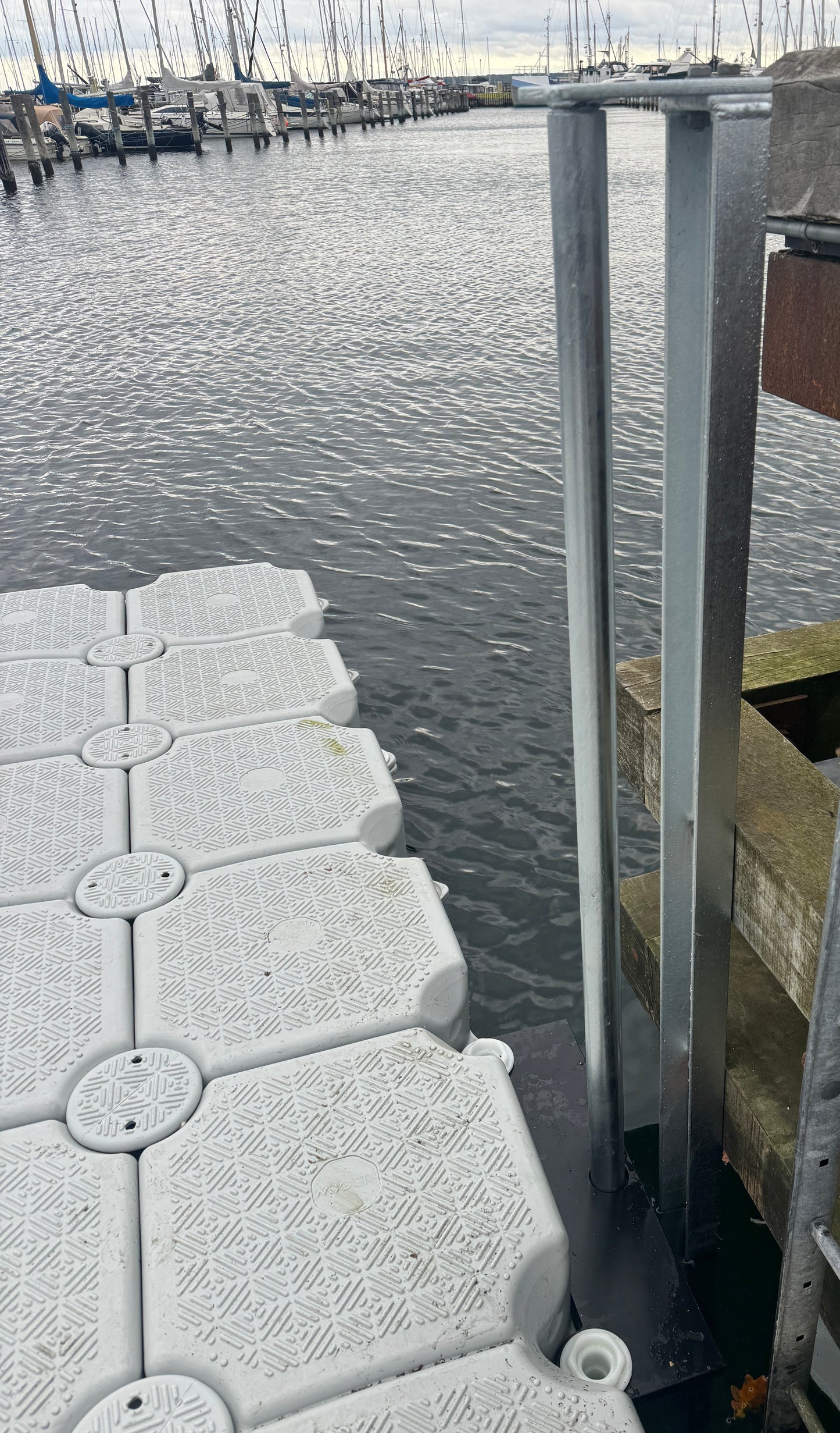 Guidet Havne beslag til Mdock 2,5m ø50 (2 stk) komplet