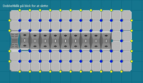 KOMPLET M-DOCK TIL BÅD 3000X6000MM GRÅ