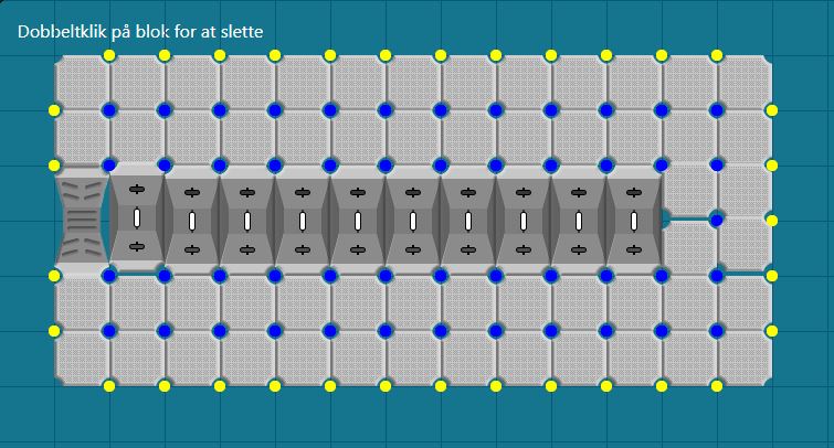KOMPLET M-DOCK TIL BÅD 3000X6500MM GRÅ