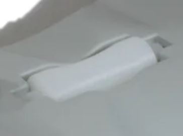 Middle Roller wheel white for V-Block